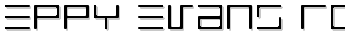 Eppy Evans Round Light font